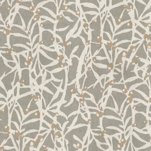 Fabric by the Yard Home Decor Origami Branch Platinum