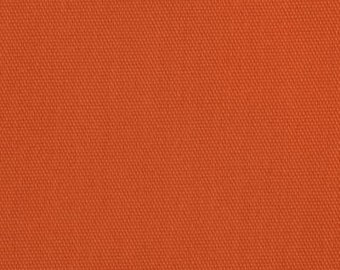 Fabric by the Yard Solid Orange Fabric Curtain Fabric Designer Fabric Carr Chino Twill Solid Orange