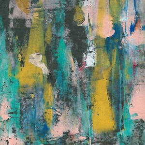 The Depth of Innocense Painting - Mixed Media Wall Art - Shabby Chic - Contemporary Painting - Janet Gunderson
