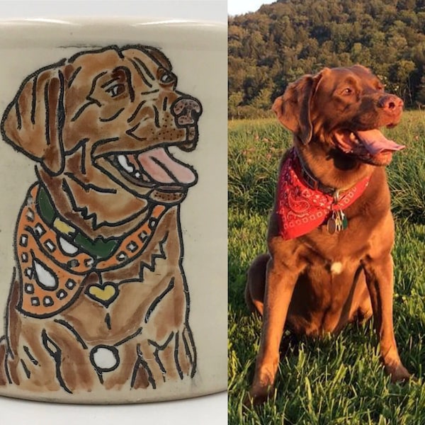 Made to Order - Custom Personalized Pet Portrait Mug