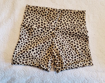 Tiny Cheetah Baby Bike Shorts