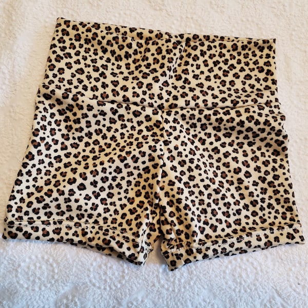 Tiny Cheetah Baby Bike Shorts