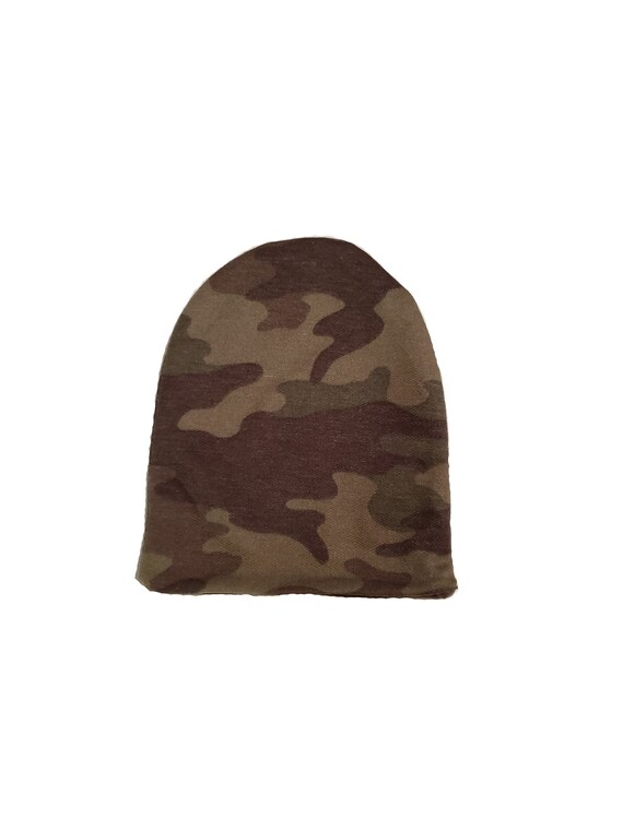 camo baby beanie