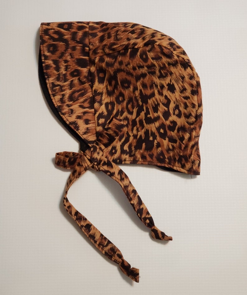 Leopard Baby Bonnet