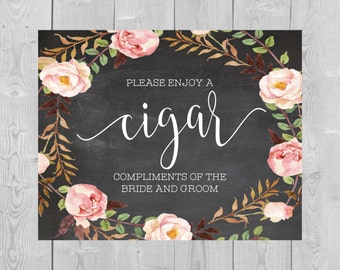 Instant 'CIGAR BAR Please Enjoy Outside' Printable - Etsy Australia