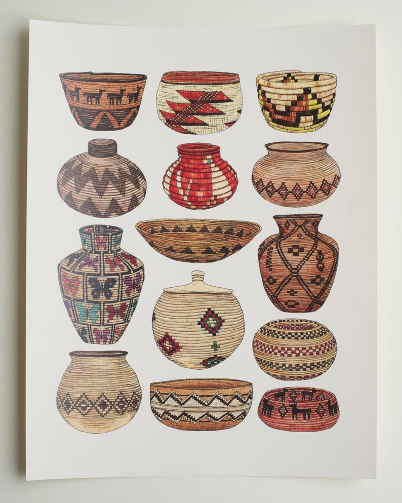 Woven Baskets Collection . Navajo . Apache . Hopi . Zuni . Etsy