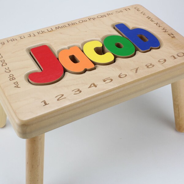 Name Stool Etsy