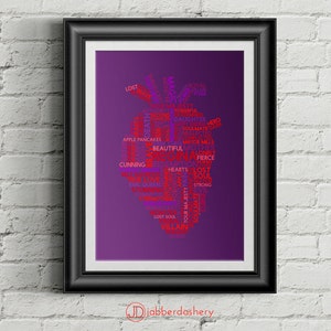 Regina Once Upon A Time Typography 8x10 and 12x12, Fairytales, Wordshape, Wordle, Evil Queen, Regina Mills,  Digital Print, OUAT