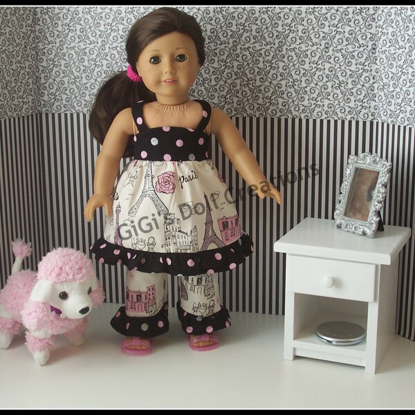 Paris outfit fits an American Girl doll or 18 inch doll