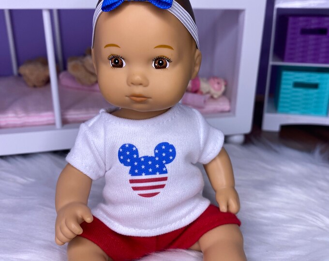 8 Inch Baby Doll Shirt Made to Fit Caring for Baby by American Girl