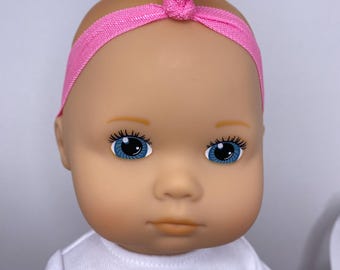 13 in Baby Doll Pink Headband: Fits American Girl Bitty Baby Splash