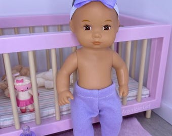 8 inch Baby Doll Purple Pants, Fits  Little Bitty Baby by American Girl