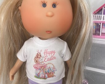 12 inch Easter Doll Shirt, made to fit, Mia 30 cm Nines D'Onil Doll