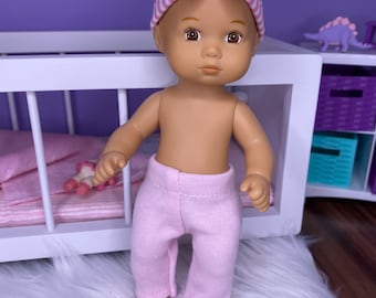 Pink Doll Pants, made for 8 inch American Girl Little Bitty Baby