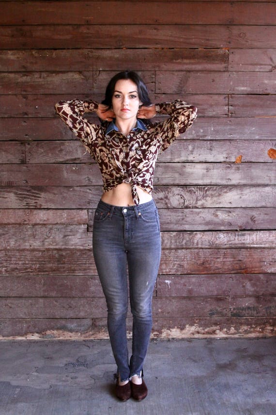 semi sheer blouse