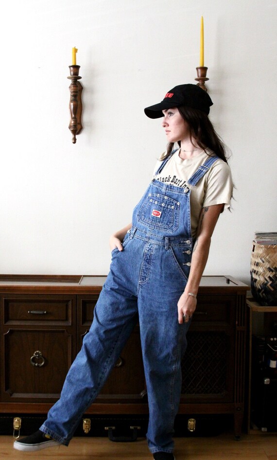 revolt denim overalls