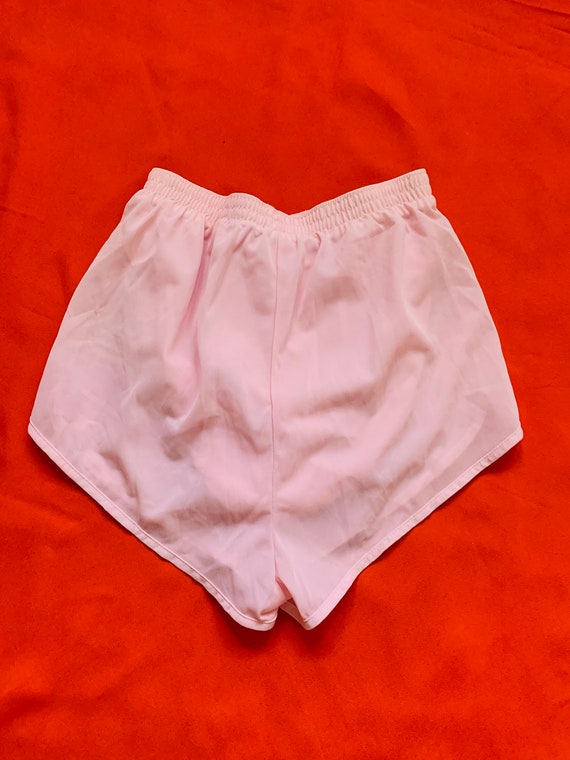 80s pastel pink running shorts - hot pants xs - image 2