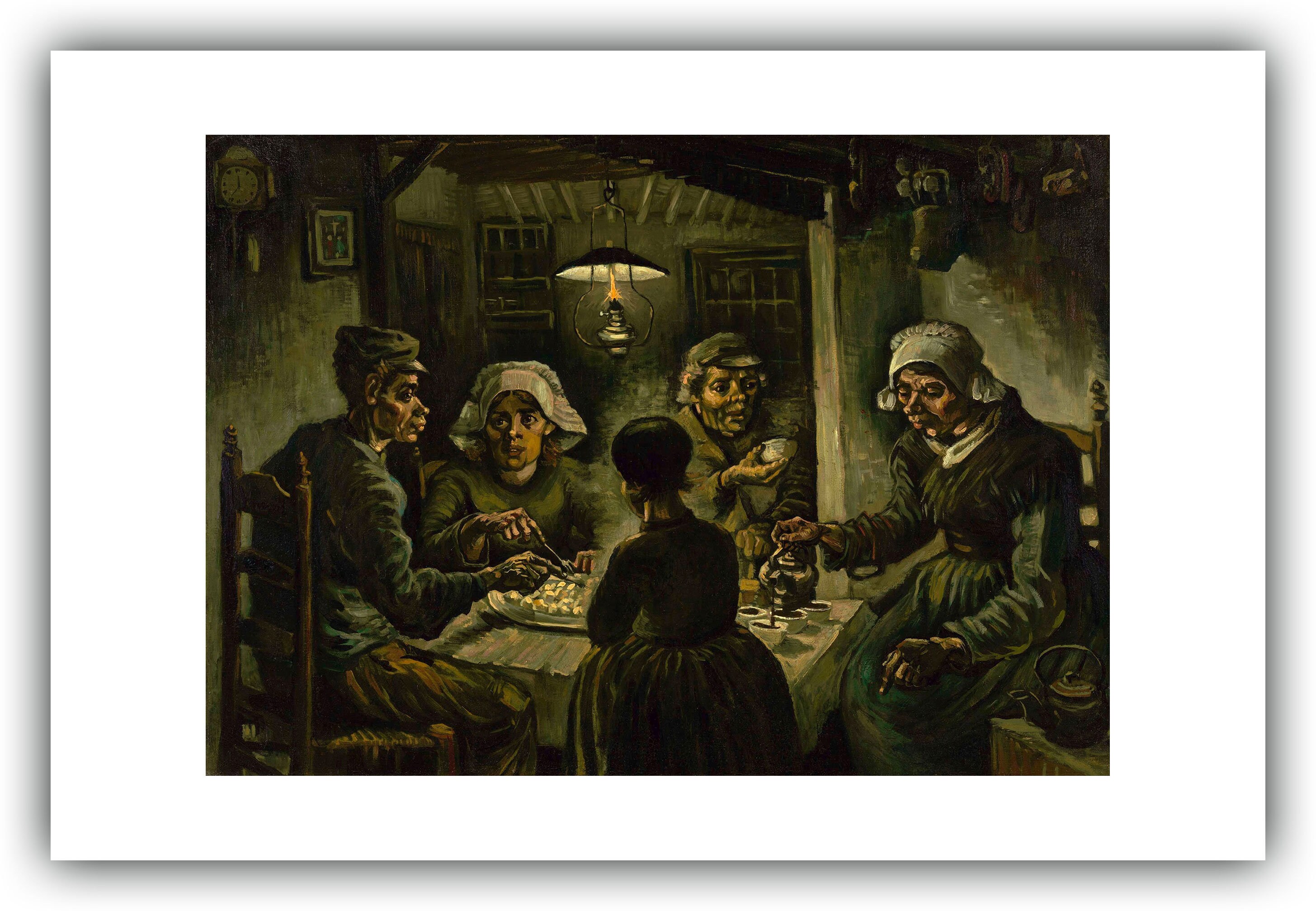 フィンセント・ファン・ゴッホ：ジャガイモを食べる人々（1885年