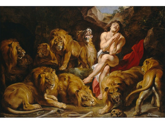 Peter Paul Rubens : Daniel en el foso de los leones c. - Etsy España