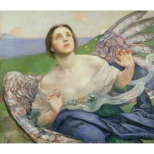 Annie Louisa Swynnerton: de gave van zicht (c. 1895)-Giclee Fine Art Print
