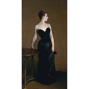 John Singer Sargent : Portrait of Madame X (Madame Pierre Gautreau) (1884) - Giclee Fine Art Print