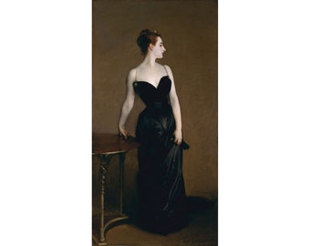 John Singer Sargent : Portrait of Madame X (Madame Pierre Gautreau) (1884) - Giclee Fine Art Print