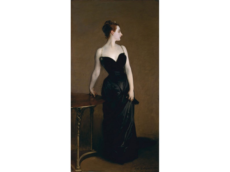 John Singer Sargent : Portrait of Madame X Madame Pierre Gautreau 1884 Giclee Fine Art Print image 1