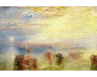 J.M.W. Turner : Approach to Venice (1844) - Giclee Fine Art Print