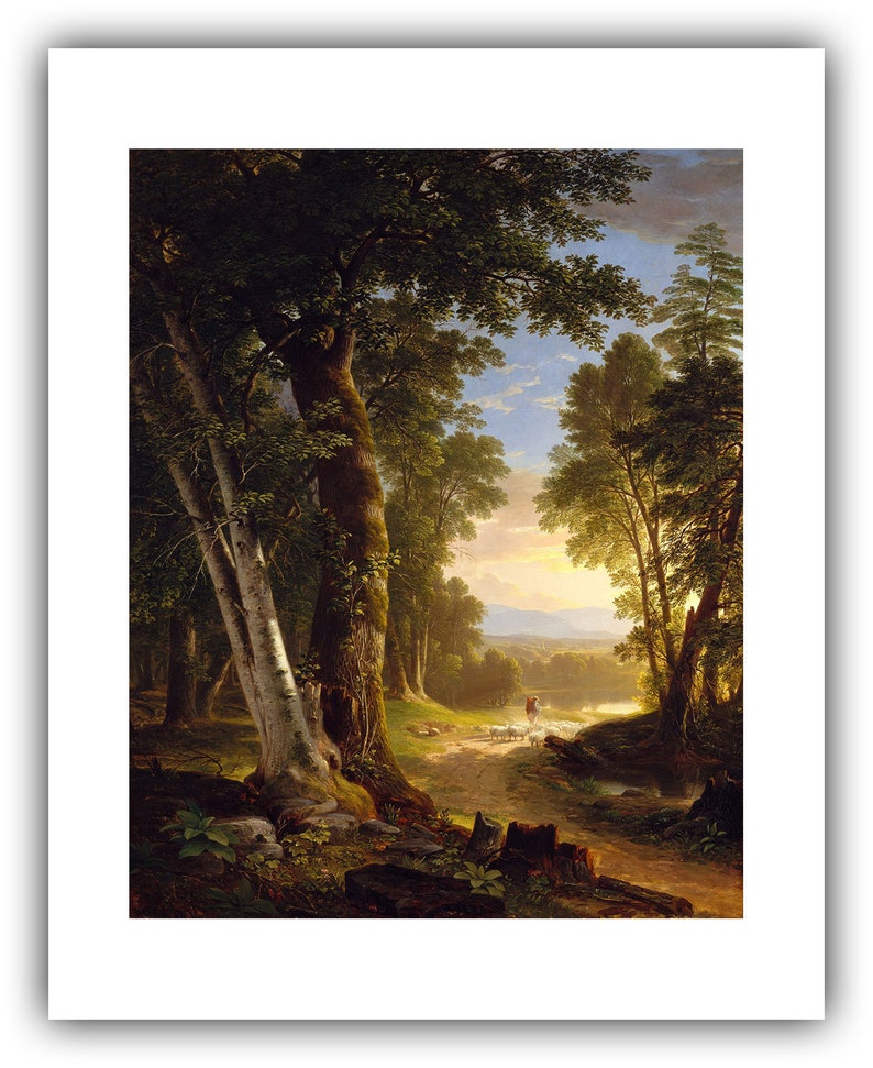 Asher Brown Durand The Beeches 1845 Giclee Fine Art Print