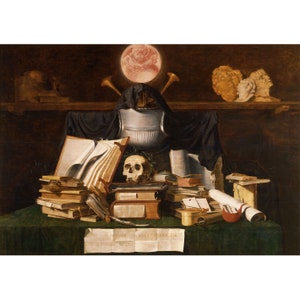 Jacob (Jacques) de Gheyn II : Vanitas Still Life (1621) - Giclee Fine Art Print