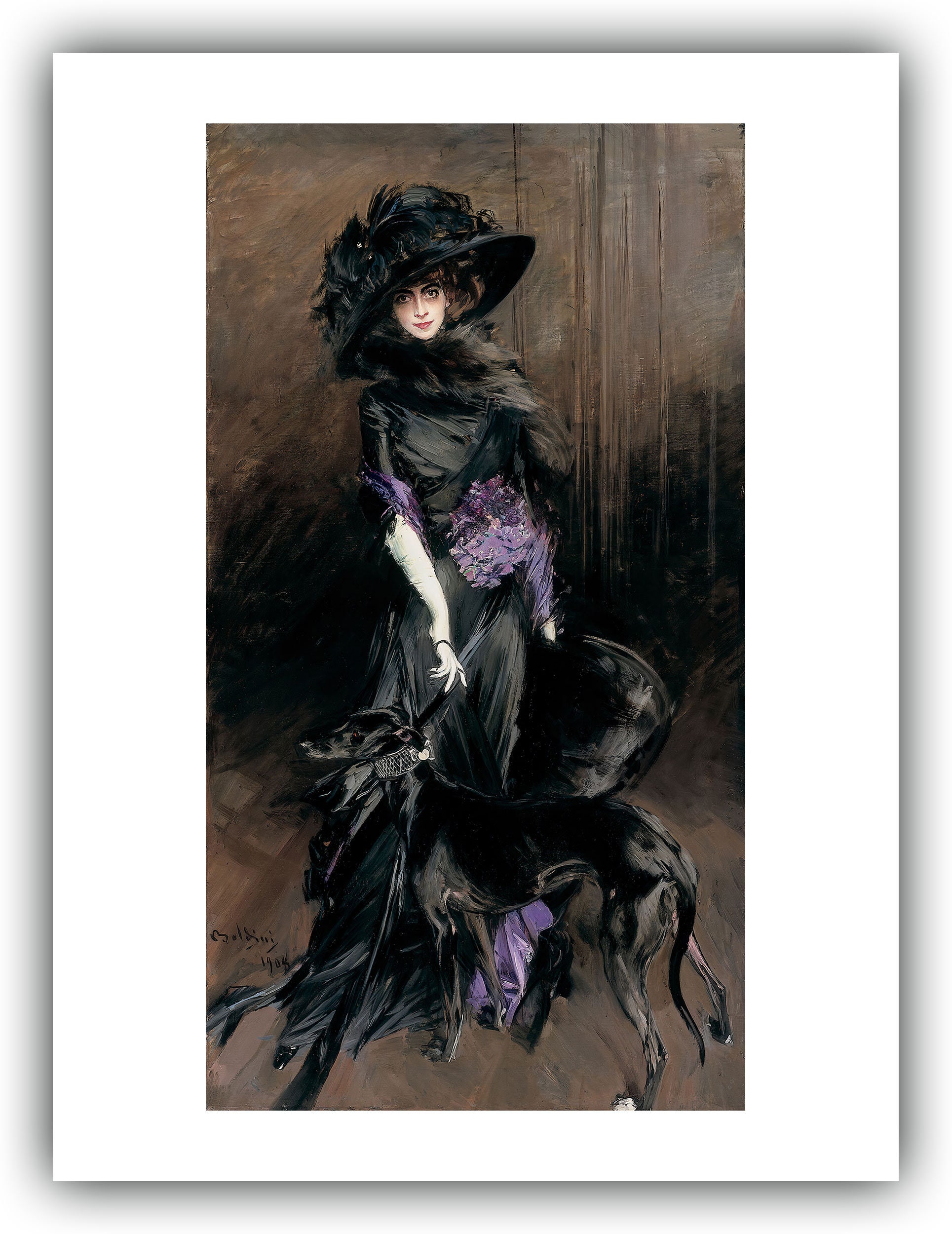 Giovanni Boldini : Portrait of the Marchesa Luisa Casati With a