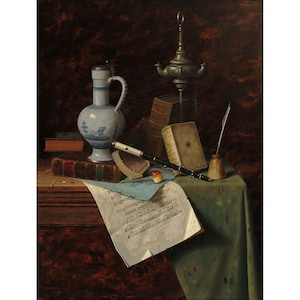 William Michael Harnett : My Gems (1888) - Giclee Fine Art Print