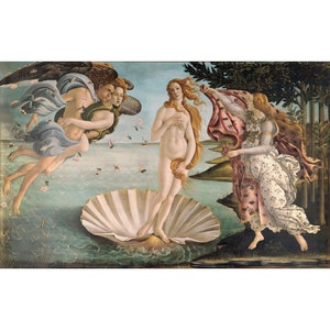 Sandro Botticelli : The Birth of Venus (1485) - Giclee Fine Art Print