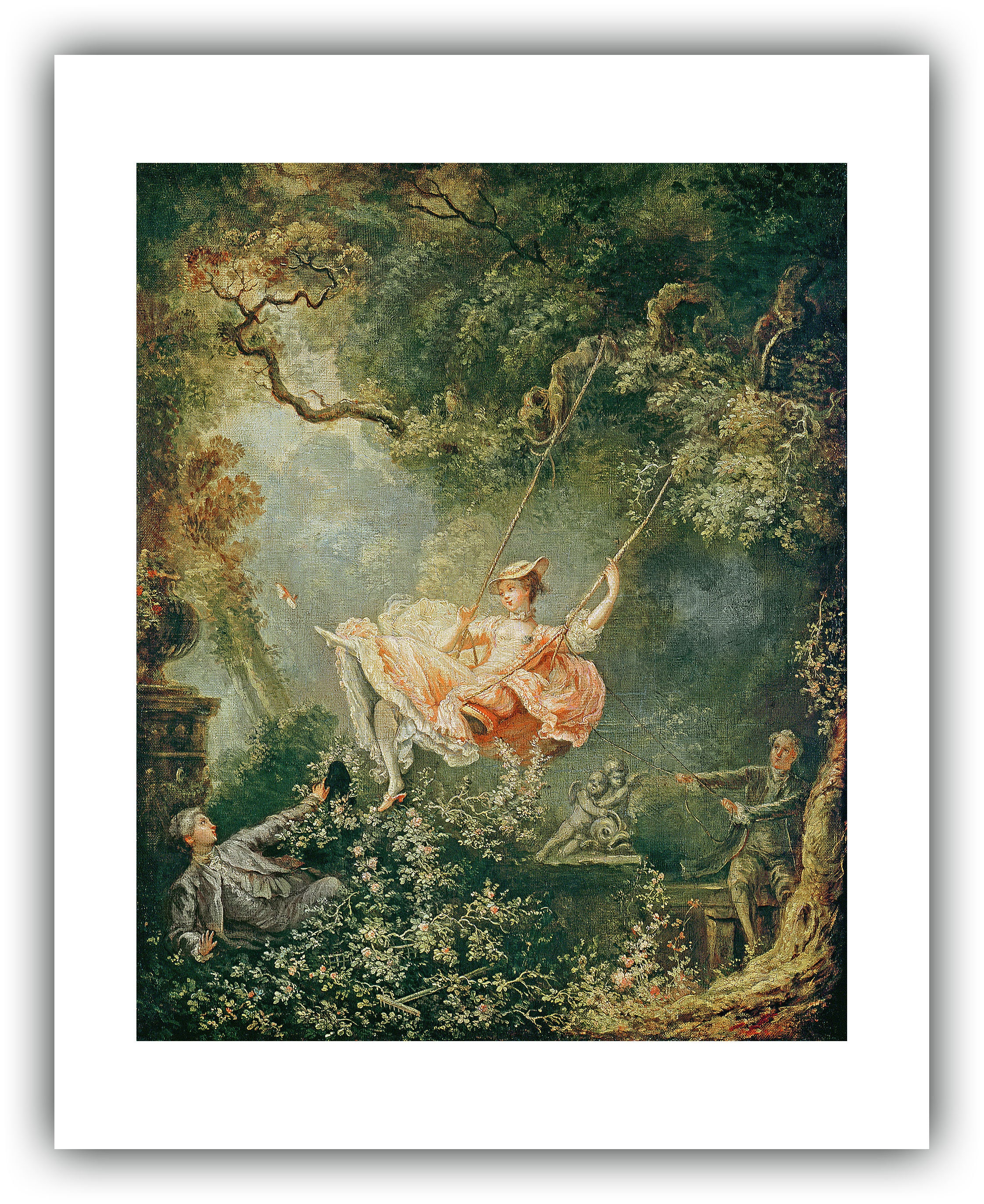 輸入雑貨　天然石　『ジャン・オノレ・フラゴナール・ぶらんこ』　クリスタルアート 輸入雑貨 天然石 『ジャン・オノレ・フラゴナール・ぶらんこ