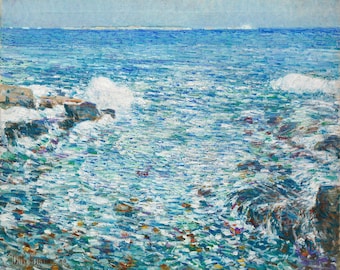 Childe Hassam : Surf, Isles of Shoals (1913) - Giclee Fine Art Print