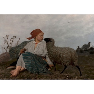 Stanislaw Witkiewicz: En el pasto (1875) - Giclee Fine Art Print