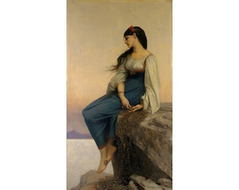 Jules Joseph Lefebvre : Graziella (1878) - Giclee Fine Art Print