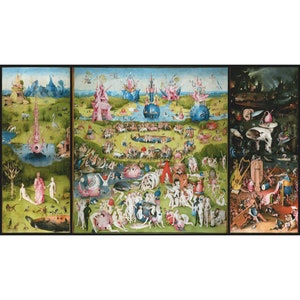Hieronymus Bosch: El jardín de las delicias terrenales (1490-1500) - Giclee Fine Art Print