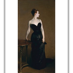 John Singer Sargent : Portrait of Madame X Madame Pierre Gautreau 1884 Giclee Fine Art Print 9 x 12 inches