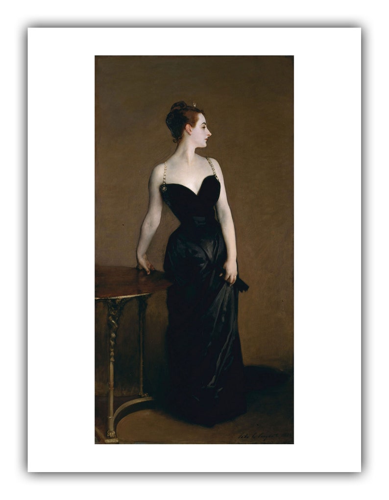 John Singer Sargent : Portrait of Madame X Madame Pierre Gautreau 1884 Giclee Fine Art Print image 4