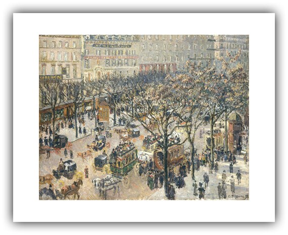 Camille Pissarro : Boulevard Des Italiens, Morning, Sunlight (1897