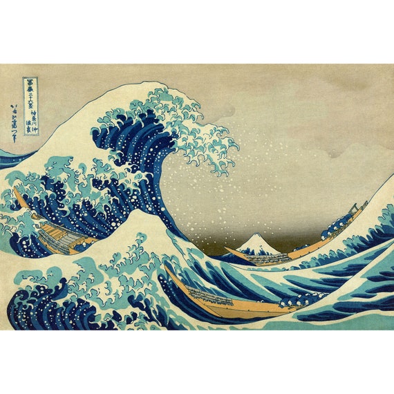 Katsushika Hokusai : the Great Wave off Kanagawa (1826-1833