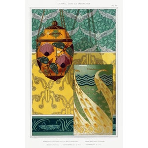 Maurice Pillard Verneuil : L&#39;Animal dans la Decoration, lámina 30 (1897) - Giclee Fine Art Print