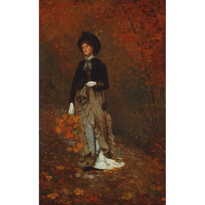 Winslow Homer : Autumn (1877) - Giclee Fine Art Print