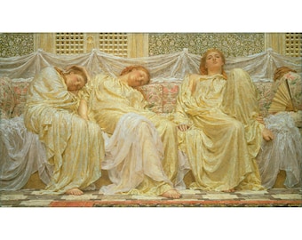 Albert Joseph Moore : Dreamers (1882) - Giclee Fine Art Print