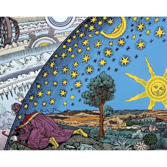 Unidentified Artist : the Flammarion Engraving (l'atmosphere