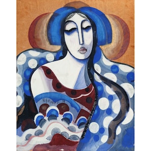 Hugo Scheiber: El gitano; La Gitane - Impresión de Bellas Artes Giclee