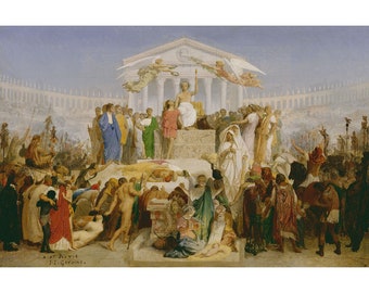 Jean-Leon Gerome: The Age of Augustus, The Birth of Christ (c. 1852-1854) - Giclee Fine Art Print