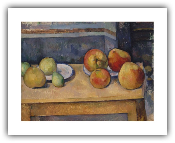 ポール・セザンヌ：リンゴとナシのある静物画（1891年頃-1892年