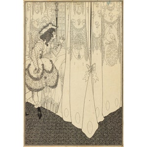 Aubrey Beardsley : The Dream (1896) - Giclee Fine Art Print
